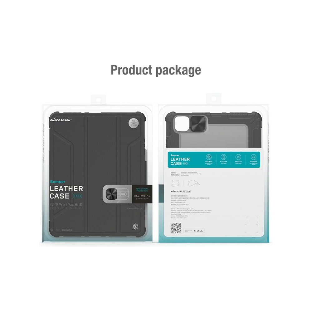 Hurtownia GSM - Etui Nillkin Bumper Pro Apple iPad Air 10.9 2020/2022 (4. und 5. Generation) / iPad Air 11 2024 (6. Generation) schwarz - NLK1073 - {ean13} - Hurt