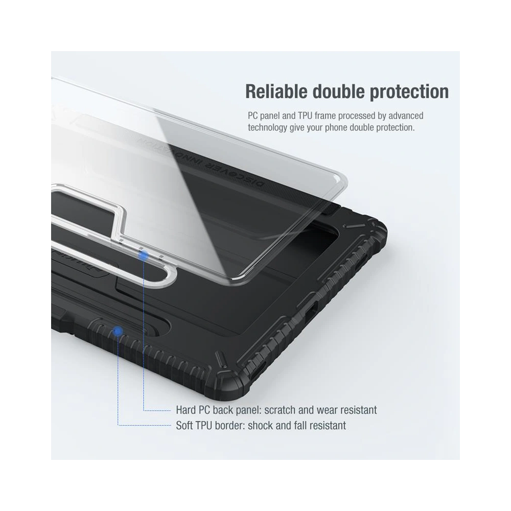 Hurtownia GSM - Etui Nillkin Bumper Pro Samsung Galaxy Tab S8 černé - NLK1075 - {ean13} - Hurt