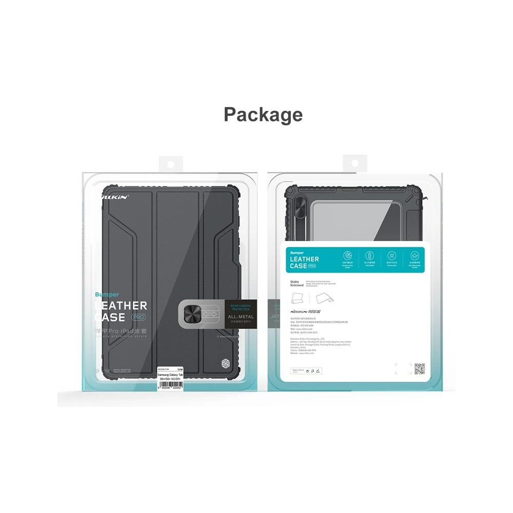 Hurtownia GSM - Etui Nillkin Bumper Pro Samsung Galaxy Tab S8+ Plus/S7+ Plus/S7 FE fekete - NLK1076 - {ean13} - Hurt