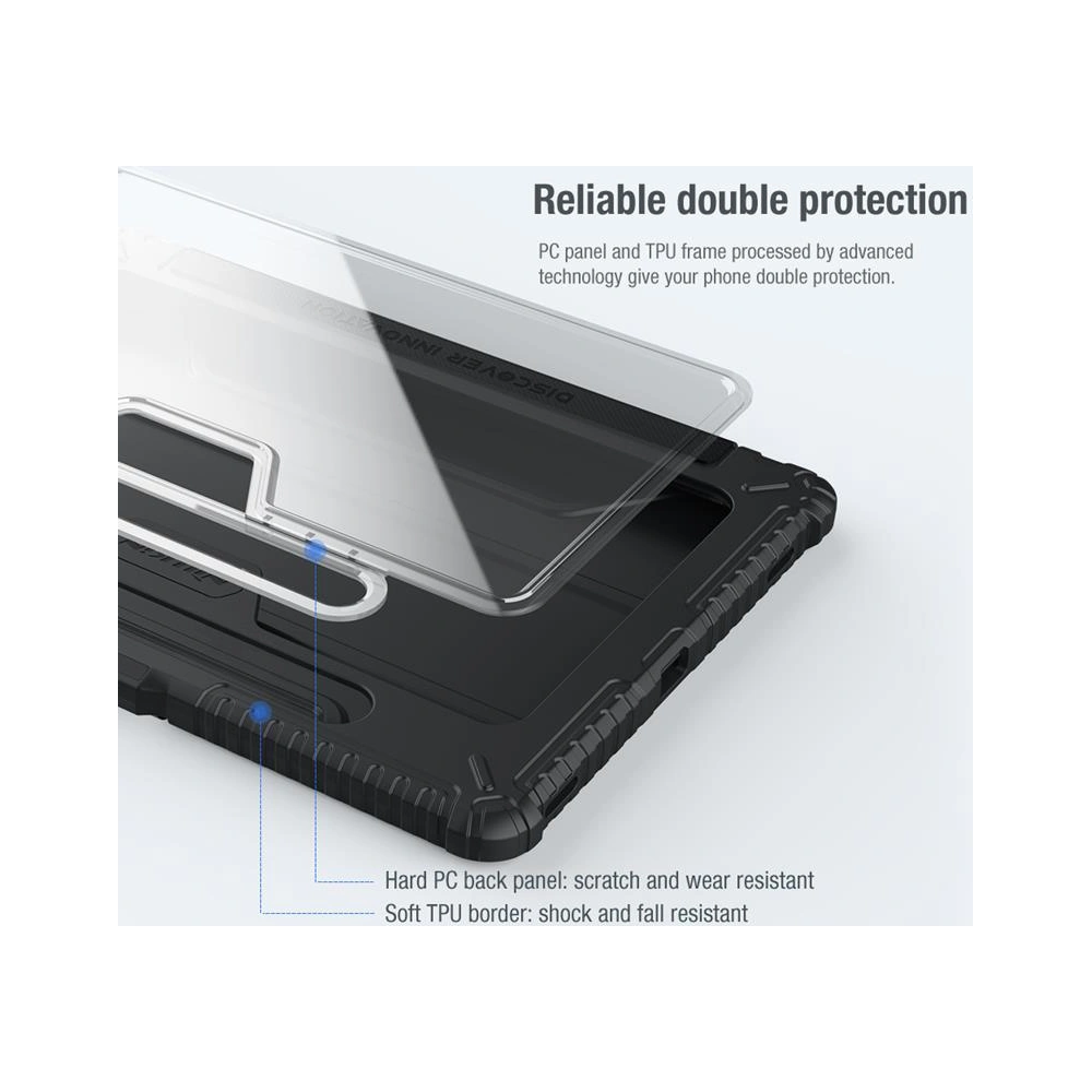 Hurtownia GSM - Etui Nillkin Bumper Pro Samsung Galaxy Tab S7/S8 11 negre - NLK1077 - {ean13} - Hurt