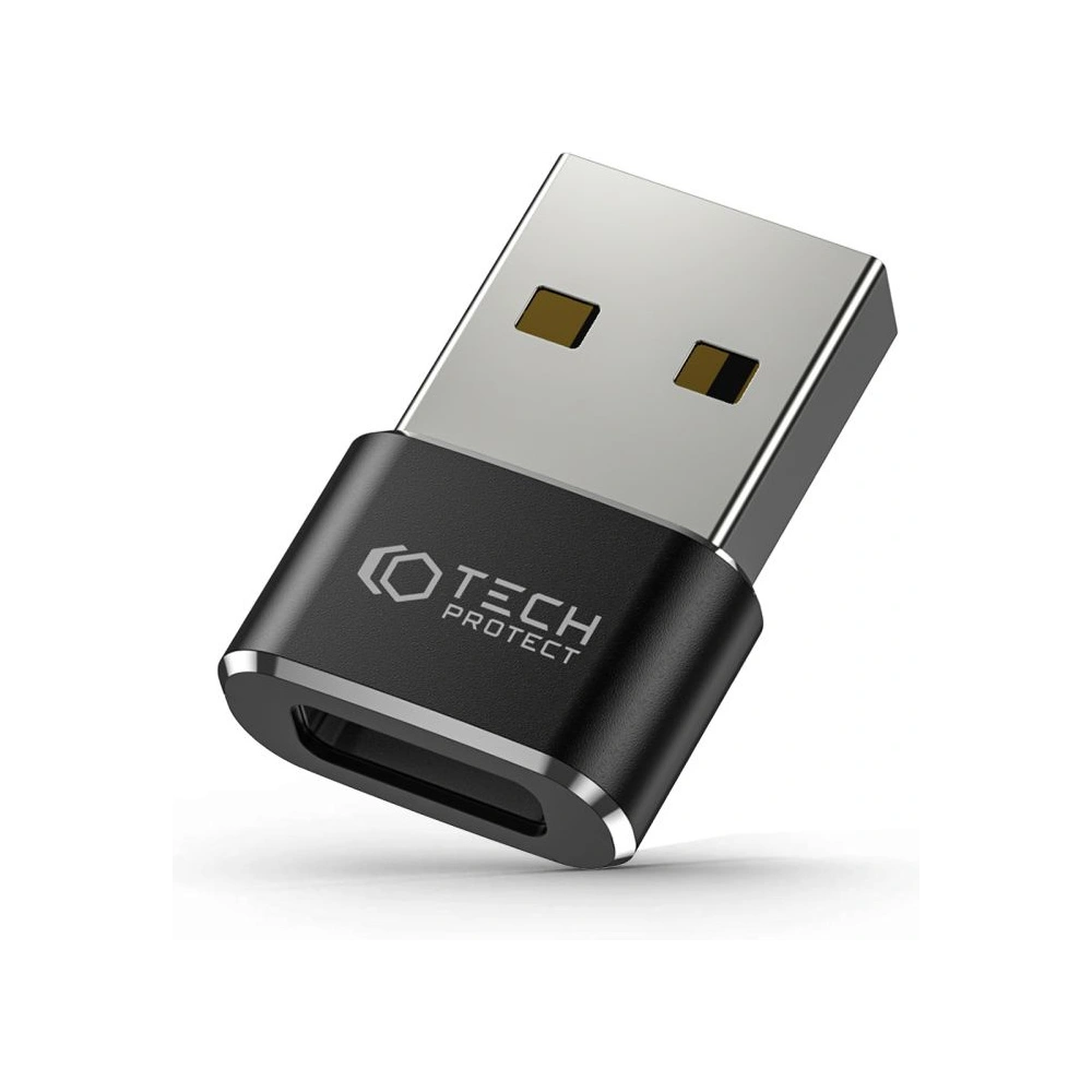 Hurtownia GSM - Adapter Tech-Protect Ultraboost USB-A/USB-C Negru - THP1879 - {ean13} - Hurt