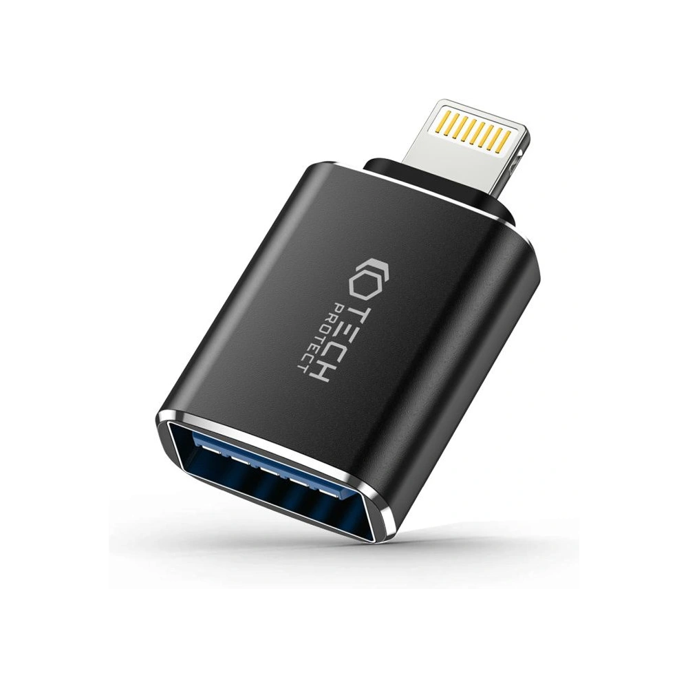 Hurtownia GSM - Adapter Tech-Protect Ultraboost Lightning/USB-A OTG Fekete - THP1881 - {ean13} - Hurt