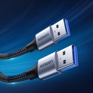 Hurtownia GSM - Kabel UGREEN US373 USB-A/USB-A 3.0 5Gb/s 2m šedý - UGR1484 - {ean13} - Hurt