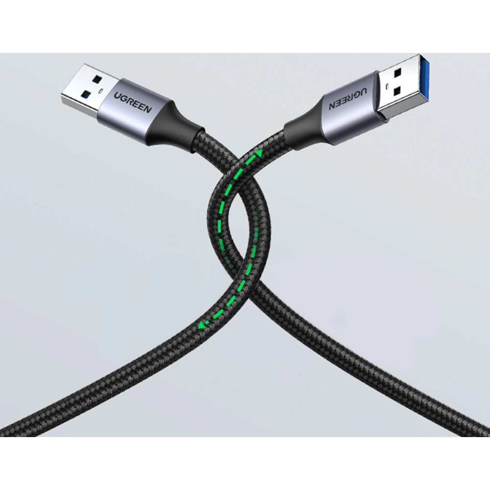 Hurtownia GSM - UGREEN US373 Kabel USB-A/USB-A 3.0 5Gb/s 2m grau - UGR1484 - {ean13} - Hurt
