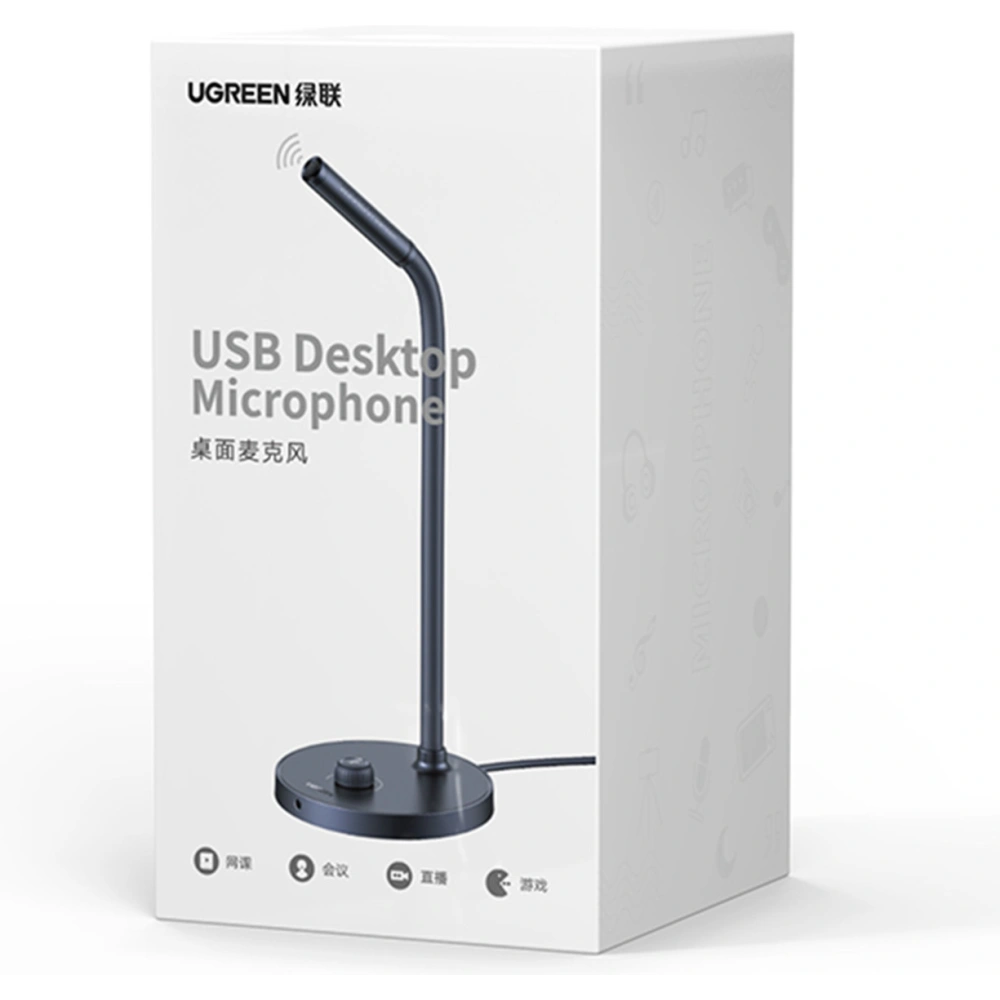 Hurtownia GSM - UGREEN CM564 USB mikrofon állvánnyal, fekete - UGR1485 - {ean13} - Hurt