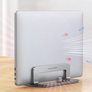 Hurtownia GSM - Suport pentru laptop UGREEN LP258 din aluminiu, vertical, argintiu. - UGR1486 - {ean13} - Hurt