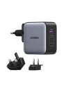 UGREEN CD296 GaN USB/2x USB-C 65W Netzadapter EU/UK/US Stecker schwarz