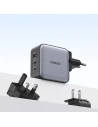 Hurtownia GSM - UGREEN CD296 GaN USB/2x USB-C 65W hálózati töltő EU/UK/US dugó fekete - UGR1489 - {ean13} - Hurt