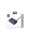 USAMS US-SJ238 HUB 4xUSB 2.0 adapter kék