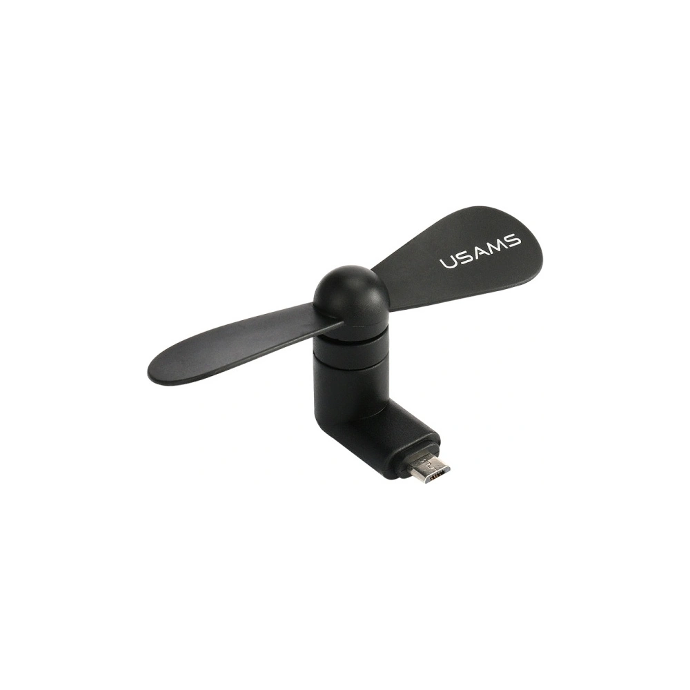Hurtownia GSM - Ventilator USAMS US-ZB009 microUSB negru/black - USA938 - {ean13} - Hurt