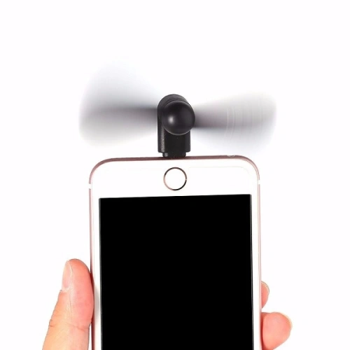 Wiatraczek USAMS US-ZB009 microUSB czarny/black