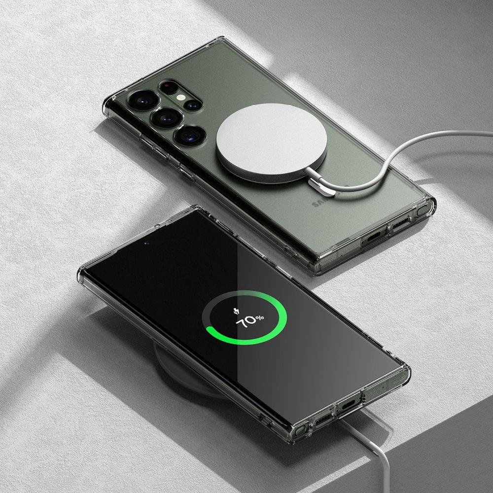 Hurtownia GSM - Etui Ringke Fusion Magnetic MagSafe Samsung Galaxy S23 Ultra Mattklar - RGK1801 - {ean13} - Hurt