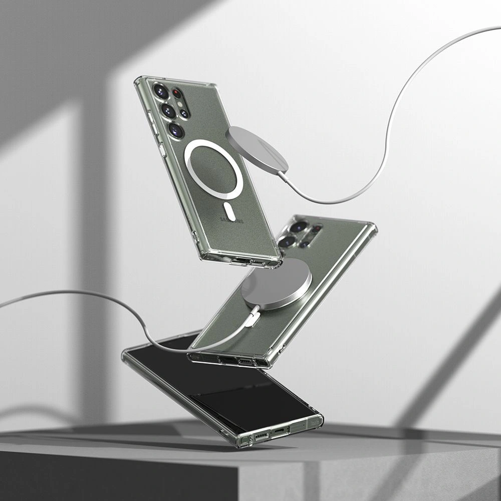 Hurtownia GSM - Etui Ringke Fusion Magnetic MagSafe Samsung Galaxy S23 Ultra Mattklar - RGK1801 - {ean13} - Hurt