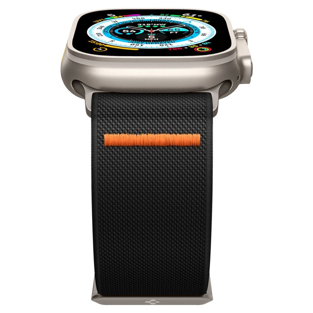 Wholesale Belt Spigen Fit Lite Ultra Apple Watch 4/5/6/7/SE/8/9/Ultra 44/45/49mm Black - SPN2839 - {ean13} - Hurt