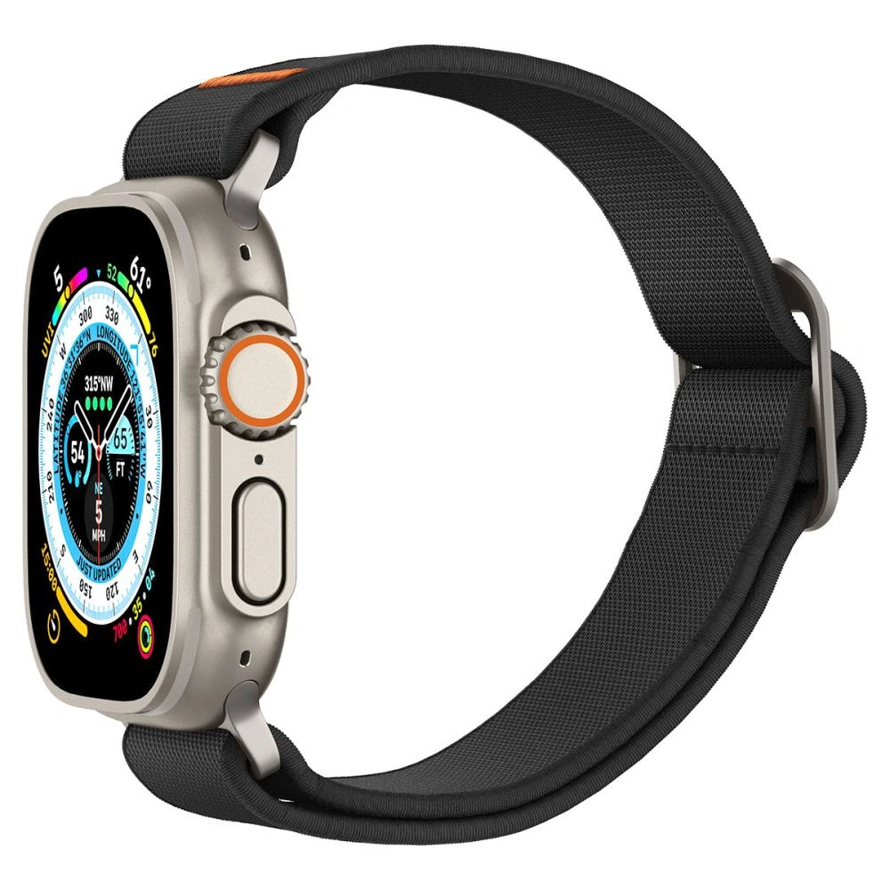 Wholesale Belt Spigen Fit Lite Ultra Apple Watch 4/5/6/7/SE/8/9/Ultra 44/45/49mm Black - SPN2839 - {ean13} - Hurt