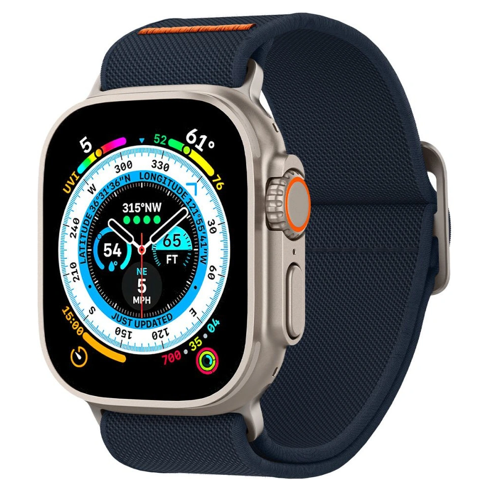 Wholesale Belt Spigen Fit Lite Ultra Apple Watch 4/5/6/7/SE/8/9/Ultra 44/45/49mm Navy - SPN2840 - {ean13} - Hurt