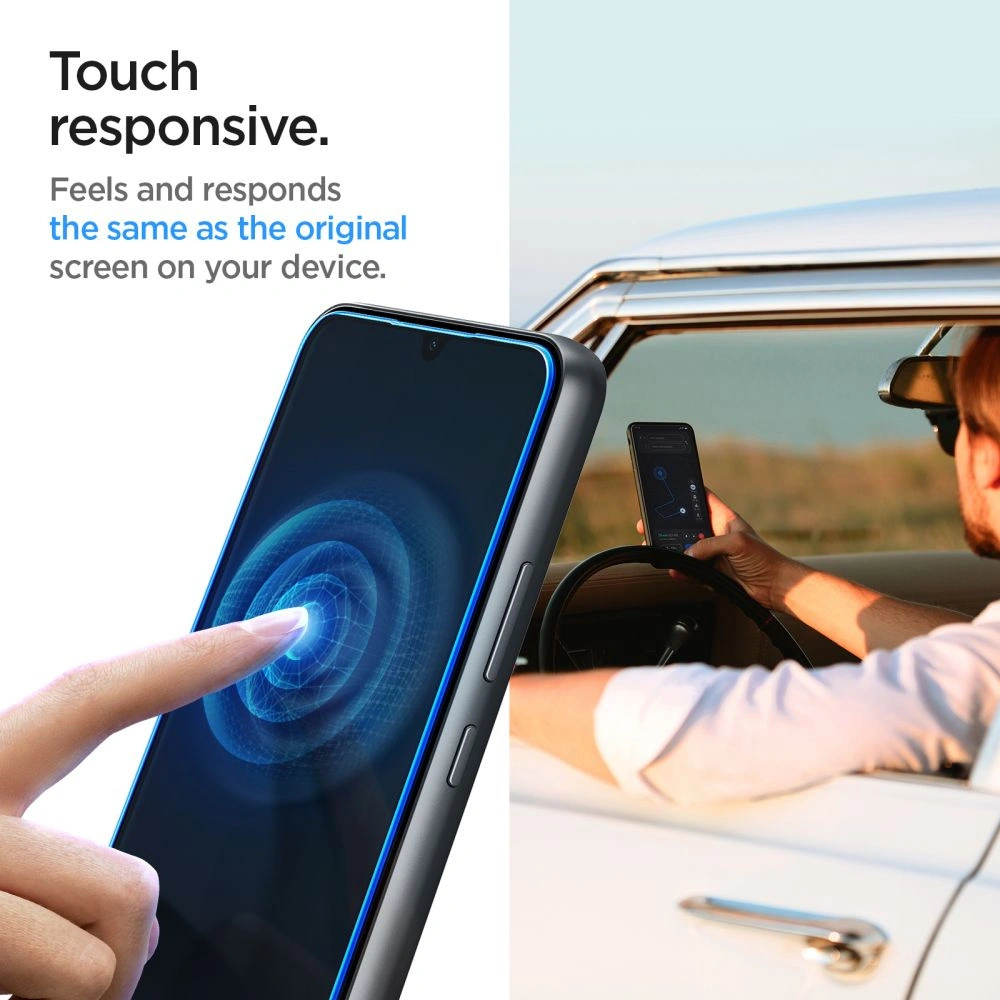 Wholesale Spigen GLAS.tR Slim Samsung Galaxy A34 5G Clear [2 PACK] - SPN2841 - {ean13} - Hurt