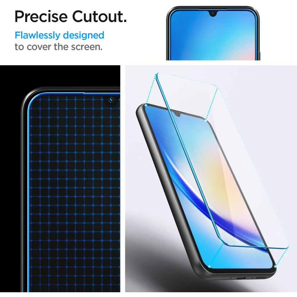 Hurtownia GSM - Edzett üveg Spigen GLAS.tR Slim Samsung Galaxy A34 5G Clear [2 PACK] - SPN2841 - {ean13} - Hurt