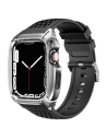 Hurtownia GSM - + etui Kingxbar CYF148 2w1 Apple Watch 4/5/6/7/8/9/SE 44/45mm silberne - KGX637 - {ean13} - Hurt