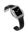 Hurtownia GSM - + etui Kingxbar CYF148 2w1 Apple Watch 4/5/6/7/8/9/SE 44/45mm silberne - KGX637 - {ean13} - Hurt