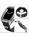 Hurtownia GSM - + etui Kingxbar CYF148 2w1 Apple Watch 4/5/6/7/8/9/SE 44/45mm silberne - KGX637 - {ean13} - Hurt