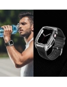 Hurtownia GSM - + etui Kingxbar CYF148 2w1 Apple Watch 4/5/6/7/8/9/SE 44/45mm silberne - KGX637 - {ean13} - Hurt