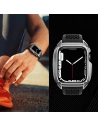 Hurtownia GSM - + etui Kingxbar CYF148 2w1 Apple Watch 4/5/6/7/8/9/SE 44/45mm silberne - KGX637 - {ean13} - Hurt
