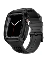 Belt + case Kingxbar CYF148 2w1 Apple Watch 4/5/6/7/8/9/SE 44/45mm black