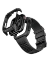 Hurtownia GSM - Pánt + tok Kingxbar CYF148 2w1 Apple Watch 4/5/6/7/8/9/SE 44/45mm fekete - KGX639 - {ean13} - Hurt