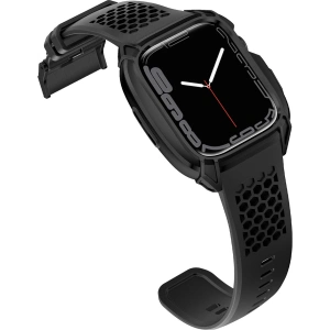Hurtownia GSM - Pasek + etui Kingxbar CYF148 2w1 Apple Watch 4/5/6/7/8/9/SE 44/45mm czarne - KGX640 - {ean13} - Hurt