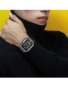 Hurtownia GSM - Pasek + etui Kingxbar CYF136 2w1 Apple Watch 4/5/6/7/8/9/SE 44/45mm ezüst - KGX642 - {ean13} - Hurt