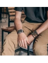 Hurtownia GSM - Pasek + etui Kingxbar CYF136 2w1 Apple Watch 4/5/6/7/8/9/SE 44/45mm ezüst - KGX642 - {ean13} - Hurt