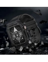 Hurtownia GSM - + etui Kingxbar CYF140 2w1 Apple Watch 4/5/6/7/8/9/SE 44/45mm silber - KGX647 - {ean13} - Hurt