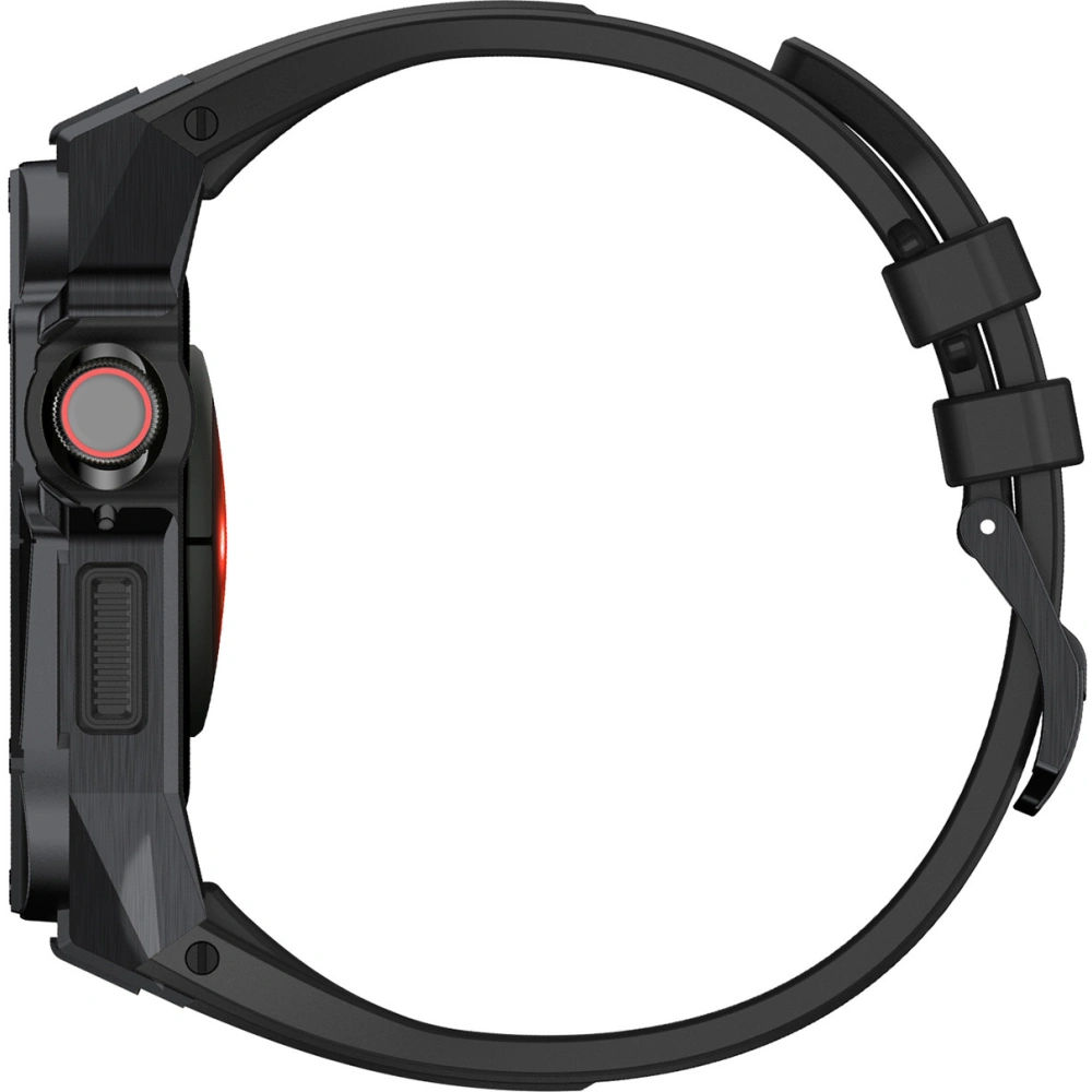 Hurtownia GSM - + etui Kingxbar CYF140 2w1 Apple Watch 4/5/6/7/8/9/SE 44/45mm silber - KGX647 - {ean13} - Hurt