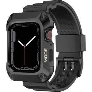 Hurtownia GSM - Pasek + etui Kingxbar CYF134 2w1 Apple Watch 4/5/6/7/8/9/SE 44/45mm czarne - KGX652 - {ean13} - Hurt