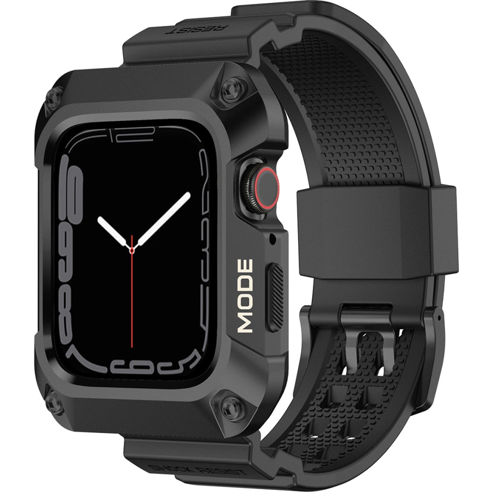 Wholesale Strap + case Kingxbar CYF134 2w1 Apple Watch 4/5/6/7/8/9/SE 44/45mm black - KGX652 - {ean13} - Hurt