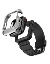 Hurtownia GSM - Pásek + etui Kingxbar CYF134 2w1 Apple Watch 4/5/6/7/8/9/SE 44/45mm stříbrné - KGX654 - {ean13} - Hurt