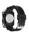 Hurtownia GSM - Pásek + etui Kingxbar CYF134 2w1 Apple Watch 4/5/6/7/8/9/SE 44/45mm stříbrné - KGX654 - {ean13} - Hurt