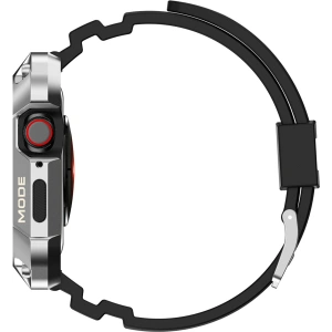 Hurtownia GSM - Pasek + etui Kingxbar CYF134 2w1 Apple Watch 4/5/6/7/8/9/SE 44/45mm srebrne - KGX654 - {ean13} - Hurt