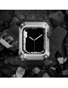 Hurtownia GSM - Pásek + etui Kingxbar CYF134 2w1 Apple Watch 4/5/6/7/8/9/SE 44/45mm stříbrné - KGX654 - {ean13} - Hurt