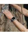 Hurtownia GSM - Pásek + etui Kingxbar CYF134 2w1 Apple Watch 4/5/6/7/8/9/SE 44/45mm stříbrné - KGX654 - {ean13} - Hurt
