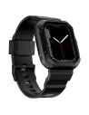 Hurtownia GSM - Pásky + etui Kingxbar CYF537 2w1 Apple Watch 4/5/6/7/SE/8/9 44/45mm černé - KGX655 - {ean13} - Hurt