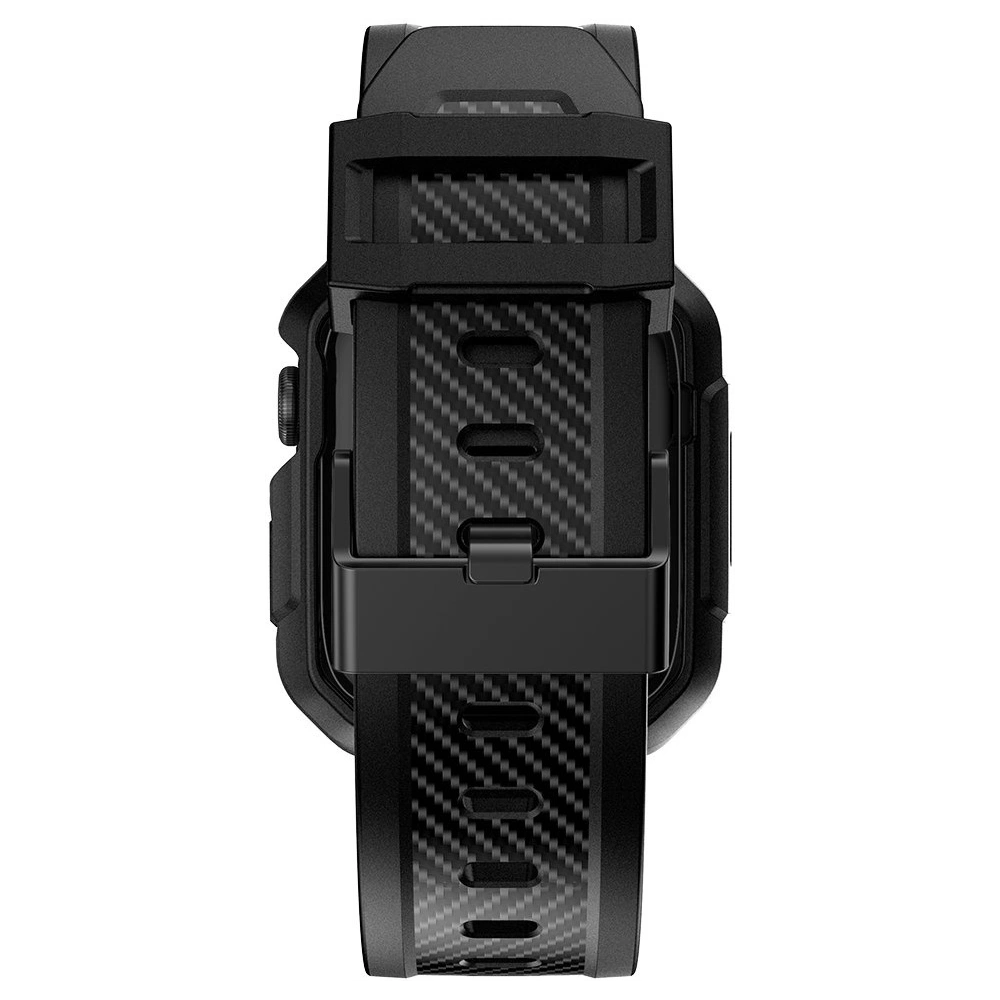 Hurtownia GSM - Pásky + etui Kingxbar CYF537 2w1 Apple Watch 4/5/6/7/SE/8/9 44/45mm černé - KGX655 - {ean13} - Hurt