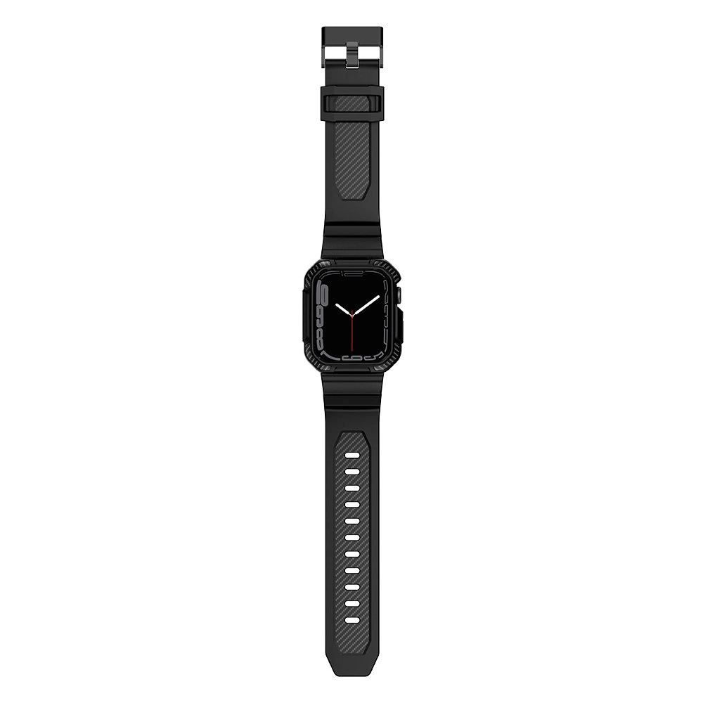 Hurtownia GSM - Pasek + etui Kingxbar CYF537 2w1 Apple Watch 4/5/6/7/SE/8/9 44/45mm fekete - KGX655 - {ean13} - Hurt