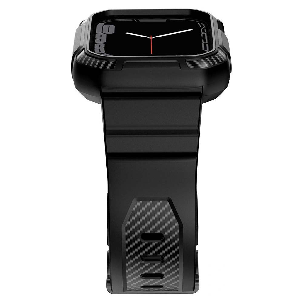 Hurtownia GSM - Pásky + etui Kingxbar CYF537 2w1 Apple Watch 4/5/6/7/SE/8/9 44/45mm černé - KGX655 - {ean13} - Hurt