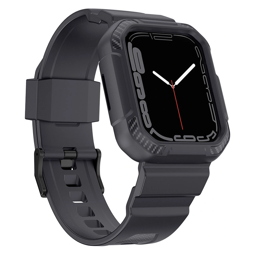 Hurtownia GSM - Pasek + etui Kingxbar CYF537 2w1 Apple Watch 4/5/6/7/SE/8/9 44/45mm szürke - KGX656 - {ean13} - Hurt