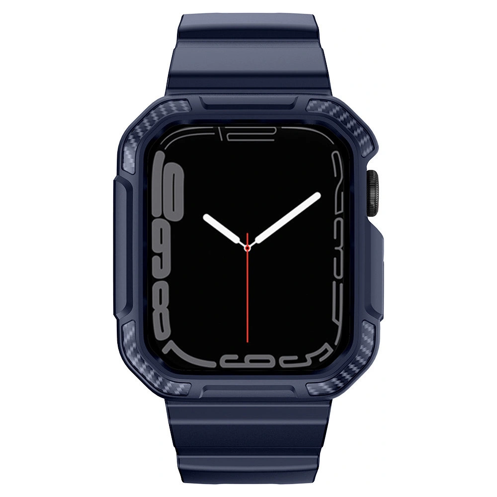 Hurtownia GSM - Pásek + etui Kingxbar CYF537 2w1 Apple Watch 4/5/6/7/SE/8/9 44/45mm modré - KGX657 - {ean13} - Hurt