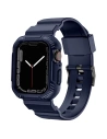 Hurtownia GSM - Pásek + etui Kingxbar CYF537 2w1 Apple Watch 4/5/6/7/SE/8/9 44/45mm modré - KGX657 - {ean13} - Hurt