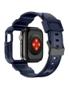 Hurtownia GSM - Pásek + etui Kingxbar CYF537 2w1 Apple Watch 4/5/6/7/SE/8/9 44/45mm modré - KGX657 - {ean13} - Hurt