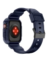 Hurtownia GSM - Pásek + etui Kingxbar CYF537 2w1 Apple Watch 4/5/6/7/SE/8/9 44/45mm modré - KGX657 - {ean13} - Hurt